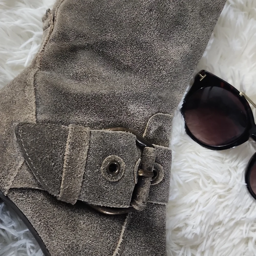 Liz Claiborne Flex Zorba Suede Tall Boots - Picture 3 of 11